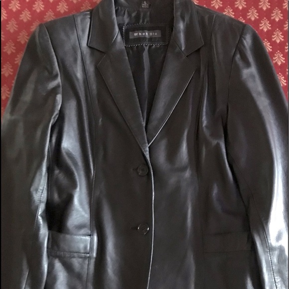 whet blu Jackets & Blazers - Whet Blu Black leather jacket